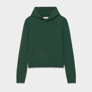 Aritzia Forest Green Cashmere Hooded Sweater